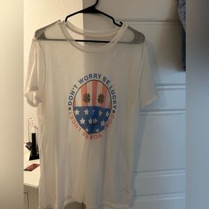 Lucky brand graphic T shirt women’s size large